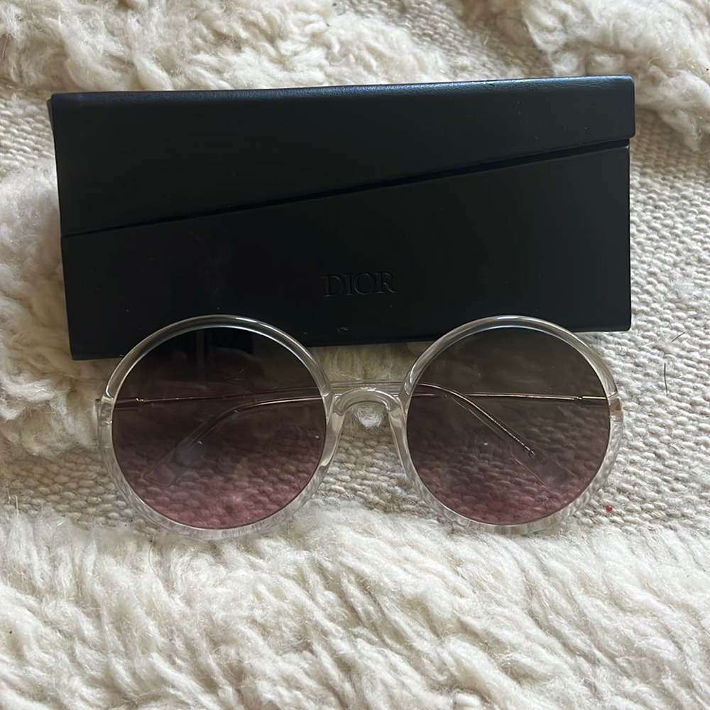 Christian Dior Womens Clear Sunglasses Sostellaire 3 59mm